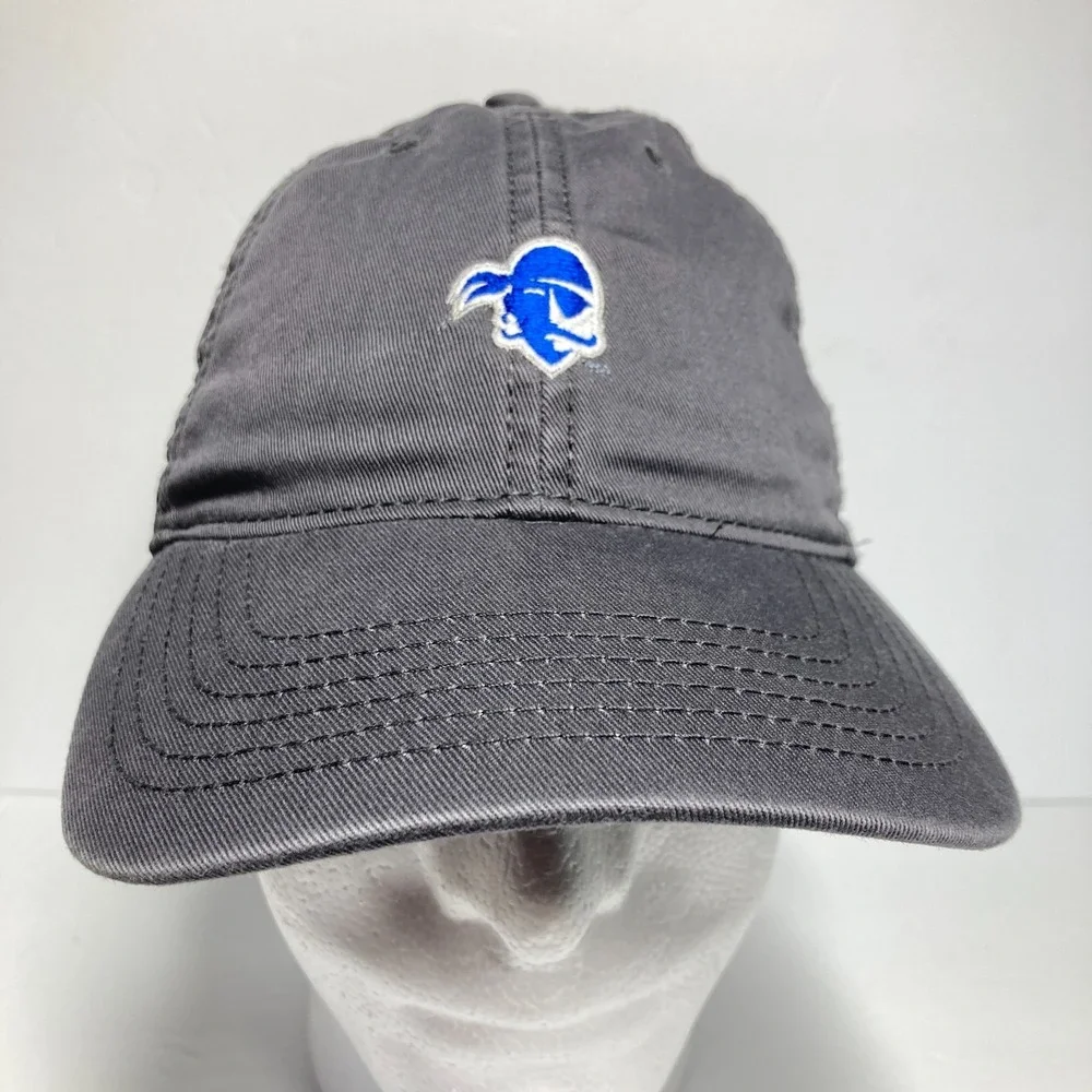 Seton Hall‎ University Pirates Cap Hat Gray Adult Adjustable Strapback Legacy